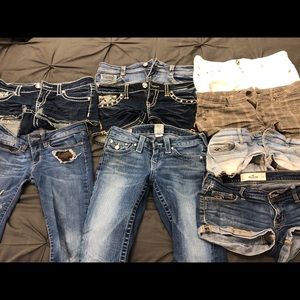 Size 1 jeans and shorts